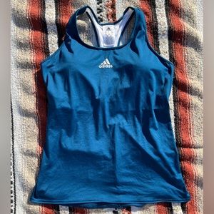 Adidas Blue Climacool tank top L